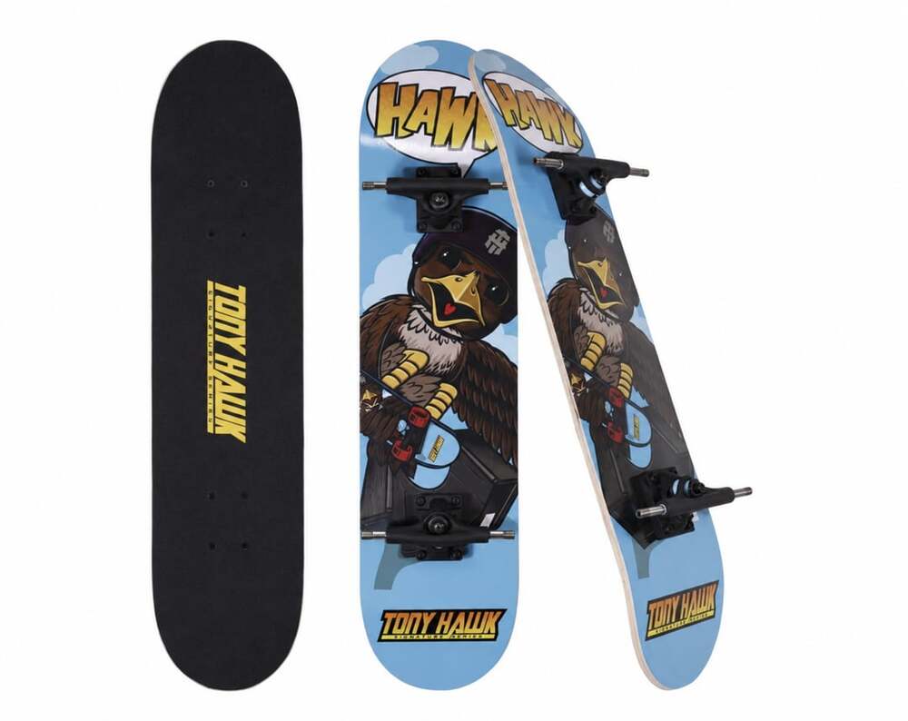 Tony Hawk Signature Series Level One Beginner Skateboard, 31" x 7.5"